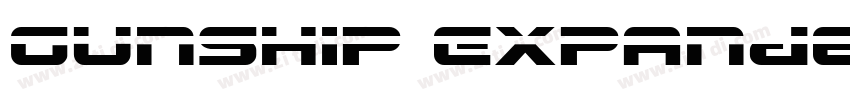 Gunship Expanded字体转换